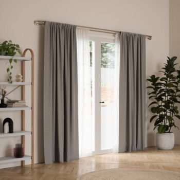 Roztiahnuteľná dvojitá garniža z nehrdzavejúcej ocele 107 - 305 cm Midnight – Umbra - Image 4