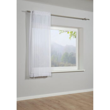 Biela záclona 175x600 cm Voile Uni - Gardinia - Image 2