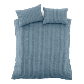 Modré obliečky na jednolôžko 135x200 cm Tamba Stripe – Pineapple Elephant – Obrázok 2