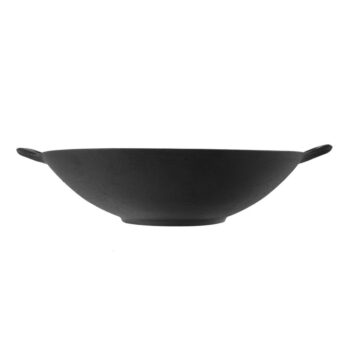 Wok liatinová panvica ø 30 cm Litina – Orion – Obrázok 5