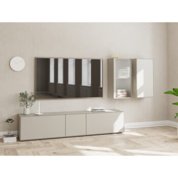 Svetlosivá TV zostava 226x46 cm Edge by Hammel – Hammel Furniture – Obrázok 2