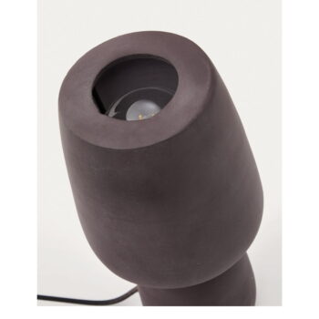 Tmavohnedá stolová lampa (výška 30 cm) Tandy – Kave Home - Image 4