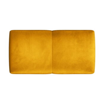 Žltá zamatová opierka k modulárnej pohovke Rome Velvet - Cosmopolitan Design - Image 2