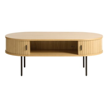 Konferenčný stolík v dekore duba v prírodnej farbe 60x120 cm Nola – Unique Furniture - Image 3