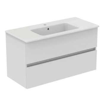 Biela závesná skrinka pod umývadlo 100x55 cm Eurovit+ – Ideal Standard - Image 3