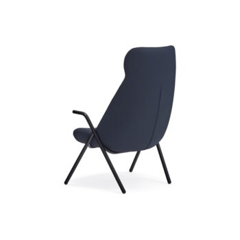 Tmavomodré kreslo Teulat Dins, výška 114 cm – Obrázok 8