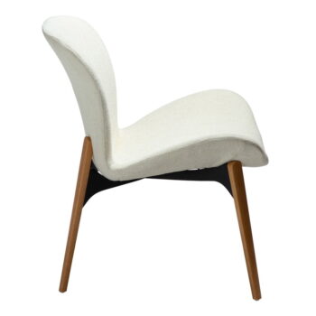 Krémové kreslo z textílie buklé Paragon – DAN-FORM Denmark - Image 3