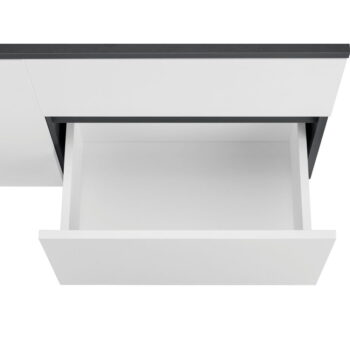 Bielo–antracitová závesná skrinka pod umývadlo 80x53 cm Wisla – Støraa - Image 4