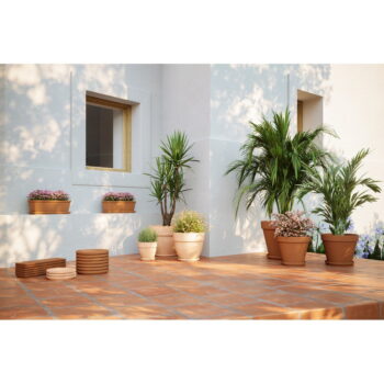 Miska pod kvetináč z terakoty ø 36 cm – Artevasi – Obrázok 8