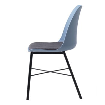 Súprava 2 modro-sivých stoličiek Unique Furniture Whistler – Obrázok 3