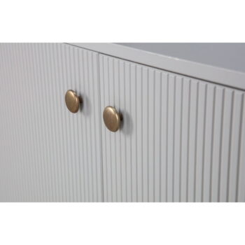 Svetlosivá nízka komoda z borovicového dreva 160x78 cm Madu – WOOOD – Obrázok 7