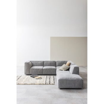 Svetlosivý modul leňošky k pohovke Bonami Selection Fairfield, pravý roh - Image 8