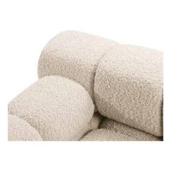 Béžový modul pohovky z textílie bouclé (ľavý roh) Bellis – Micadoni Home – Obrázok 6