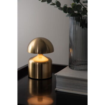 LED stolová lampa v zlatej farbe (výška 15 cm) Impetu – Leitmotiv – Obrázok 2