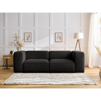 Čierna pohovka 255 cm Zephyr – Bobochic Paris - Image 3