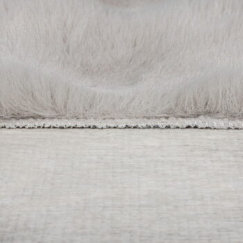 Svetlosivá syntetická kožušina 180x290 cm Waffle Faux Fur – Flair Rugs - Image 4
