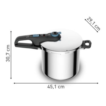 Tlakový antikoro hrniec 8 l Secure Trendy - Tefal - Image 6