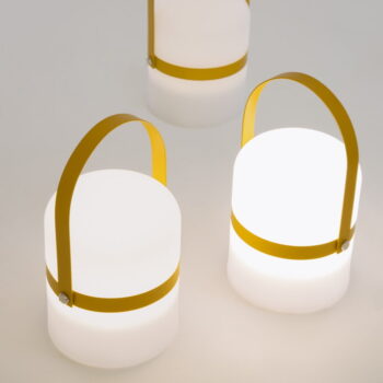 Biela vonkajšia lampa Kave Home Janvir, výška 16 cm - Image 5