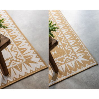 Okrovožlto-krémový vonkajší koberec 80x150 cm Gemini – Elle Decoration - Image 8