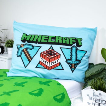 Bavlnená detská obliečka na jednolôžko 140x200 cm Minecraft – Jerry Fabrics - Image 4