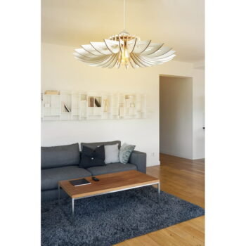 Biele závesné svietidlo ø 68 cm – Opviq lights - Image 3