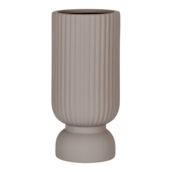 Svetlosivá váza z kameniny (výška 25,5 cm) Greco – House Nordic