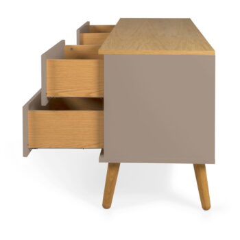 Hnedý TV stolík Tenzo Dot, 162 x 60 cm - Image 4