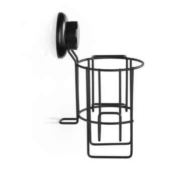Čierny nástenný držiak pre fén Compactor Bestlock - Image 2