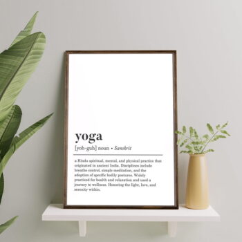 Plagát 50x70 cm Yoga – Wallity – Obrázok 3