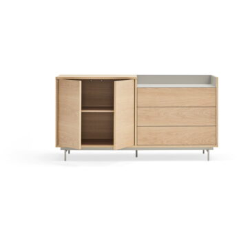 Svetlá hnedo-sivá komoda Teulat Valley, šírka 150 cm – Obrázok 4