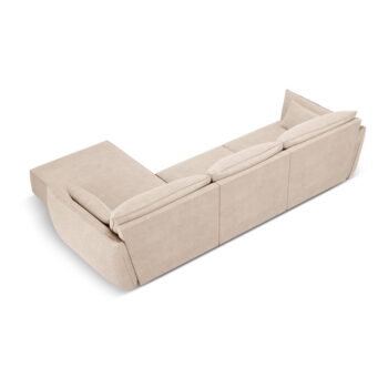 Béžová rohová pohovka (pravý roh) Vanda - Mazzini Sofas - Image 3