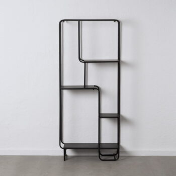 Čierny kovový regál 76x180 cm Sleco – Ixia - Image 3