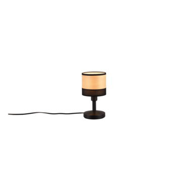 Stolová lampa v čiernej a prírodnej farbe (výška 22 cm) Bolzano – Trio – Obrázok 2