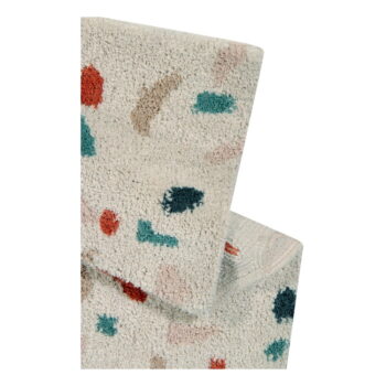 Krémový prateľný ručne tkaný bavlnený koberec 140x200 cm Terrazzo Marble – Lorena Canals - Image 10