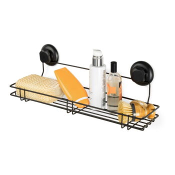 Čierna samodržiaca nástenná kuchynská polička Compactor Bestlock Black Kitchen Shelf, 45,5 x 12 cm - Image 7