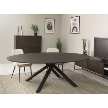 Jedálenský stôl s doskou v dubovom dekore 120x240 cm Cox – Tenzo - Image 10