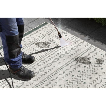 Zeleno-krémový vonkajší koberec NORTHRUGS Kuba, 80 x 250 cm - Image 6