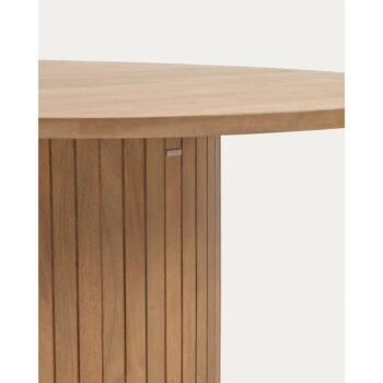 Okrúhly jedálenský stôl z mangového dreva v prírodnej farbe ø 120 cm Licia – Kave Home - Image 3