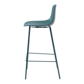 Plastová barová stolička v petrolejovomodrej farbe 92,5 cm Whitby – Unique Furniture - Image 4