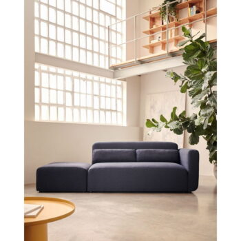 Tmavomodrá pohovka 244 cm Neom – Kave Home - Image 4