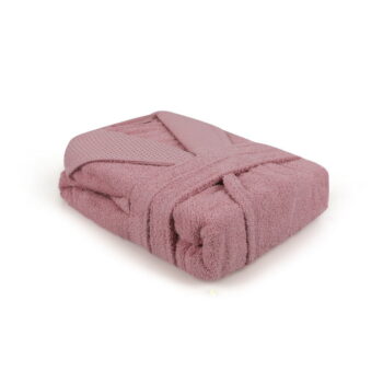 Ružový bavlnený župan veľkosť M Cappa – Foutastic – Obrázok 3