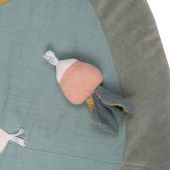 Svetlozelená detská hracia podložka Trois Petits Lapins – Moulin Roty - Image 3