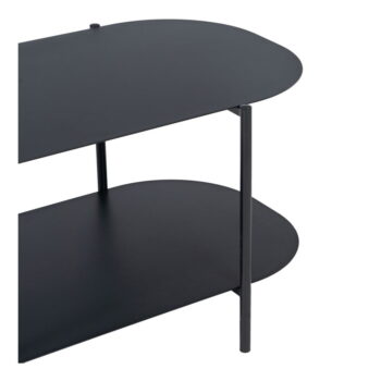Čierny kovový konferenčný stolík 46x100 cm Square – Ixia - Image 5