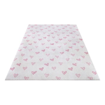 Ružovo-biely detský koberec 160x235 cm Hearts – Hanse Home - Image 6