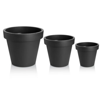 Plastový kvetináč ø 29 cm Metro Twist – Gardenico - Image 4