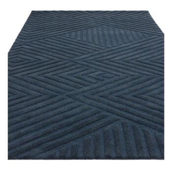 Tmavomodrý vlnený koberec 120x170 cm Hague – Asiatic Carpets - Image 5