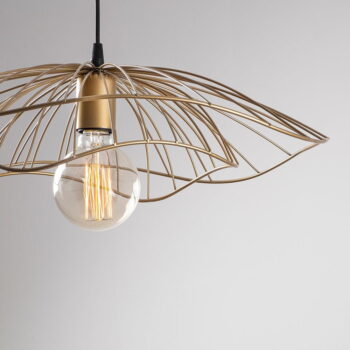 Závesné svietidlo v zlatej farbe ø 50 cm Tel – Opviq lights - Image 5