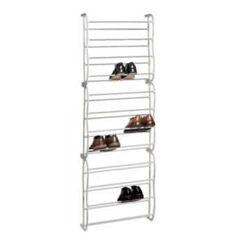 Biely kovový závesný stojan na topánky – Premier Housewares - Image 2