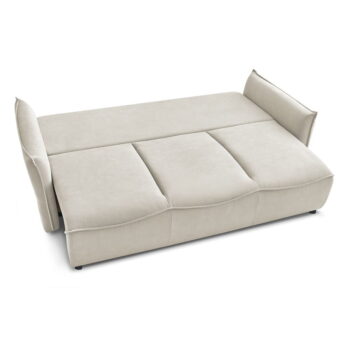 Krémovobiela rozkladacia pohovka 226 cm Leon – Bobochic Paris – Obrázok 8