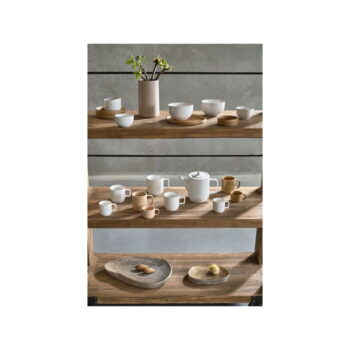 Súprava 2 oranžových porcelánových hrnčekov Villa Collection Fjord, 100 ml - Image 6